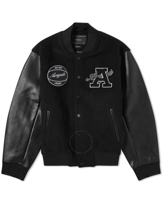 Axel Arigato Black Hudson Varsity Jacket for men