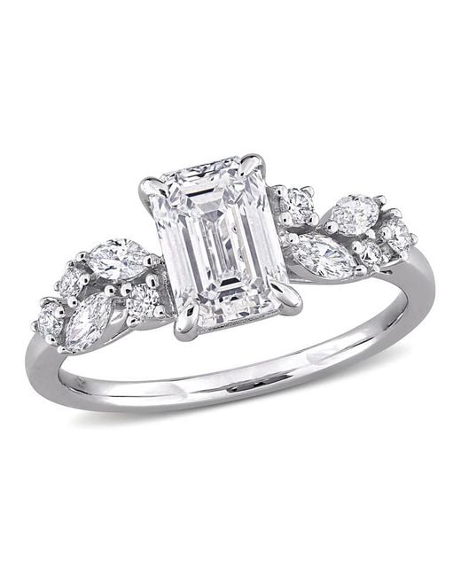 Created Forever Metallic 1 4/5Ct Tw Multi-Shaped Lab-Grown Diamond Ring for men