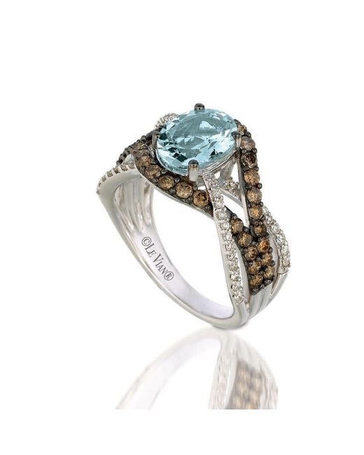 Le Vian Green Ladies Sea Aquamarine Rings Set