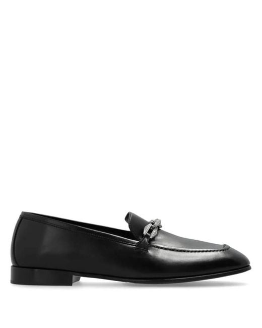 Jimmy Choo Black Diamond Tilda Loafers, Brand Size 36.5 Us Size 6.5