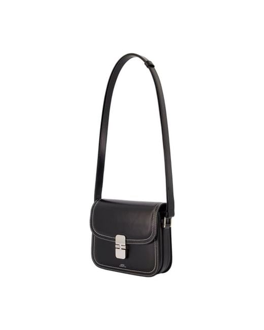 A.P.C. Black Grace Crossbody Bag