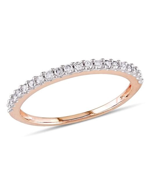 Amour White 1/5 Ct Tw Diamond Anniversary Band