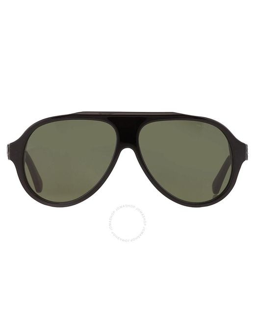 Moncler Caribb Green Pilot Sunglasses Ml0265 01n 59 for Men | Lyst UK