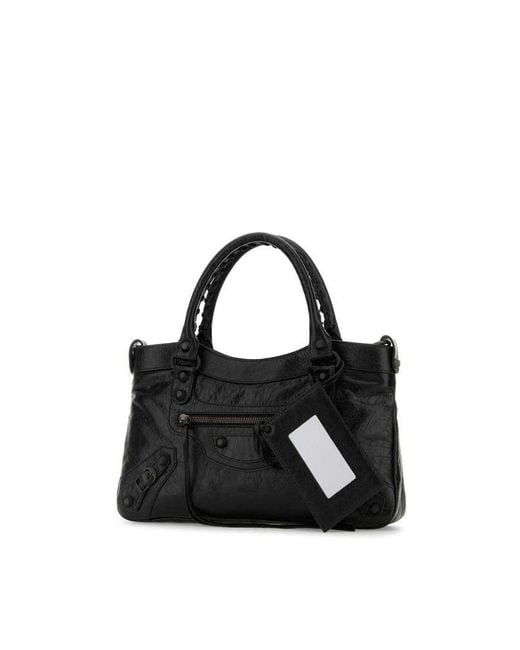 Balenciaga Black Le City First Shoulder Bag