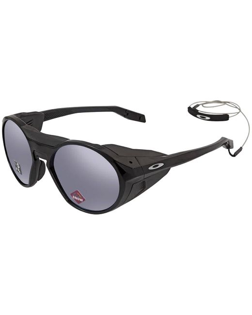 Oakley Black Prizm Snow Sapphire Iridium Round Sunglasses  944002 56 for men