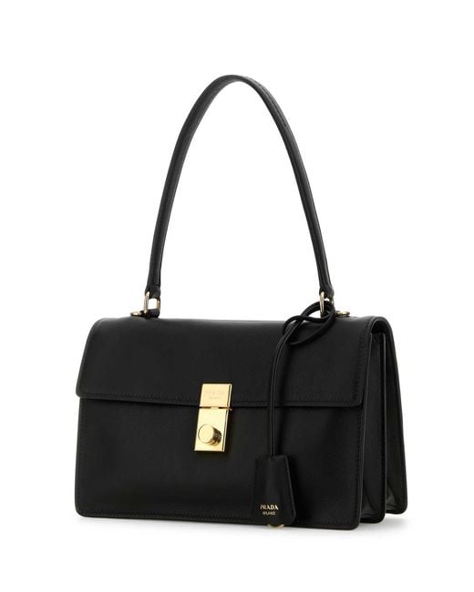 Prada Black Leather Handbag