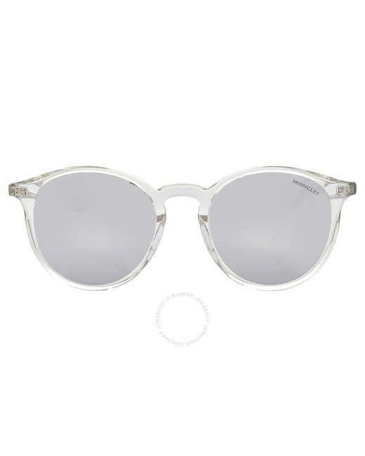Moncler Gray Violle Polarized Smoke Oval Sunglasses Ml0213 26d 50
