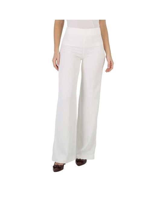 Stella McCartney Gray Ladies High-Waisted Flared Trousers