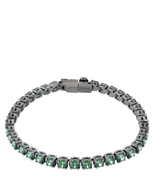 Swarovski Metallic Matrix Crystal Tennis Bracelet