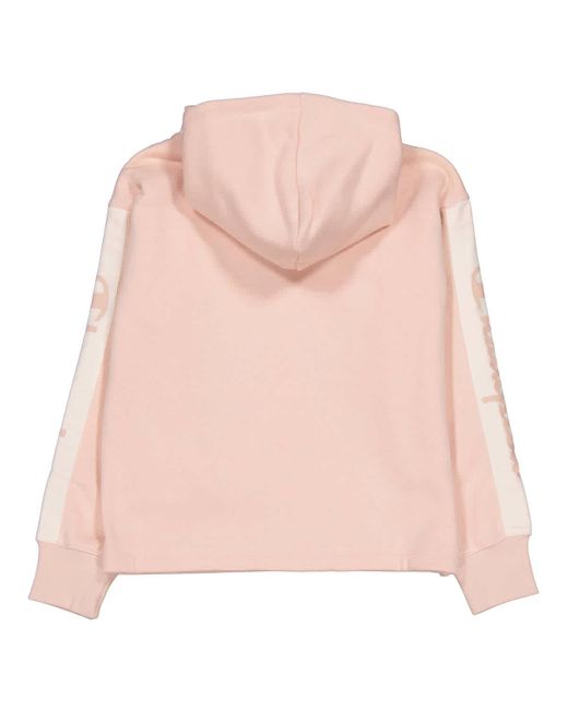 Champion Pink Girls Logo Hooded Sweatshirt