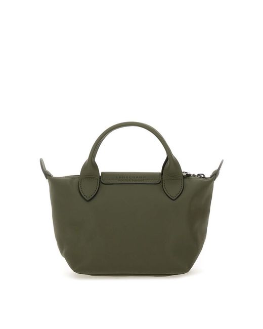 Longchamp Green Le Pliage Xs Handle Bag