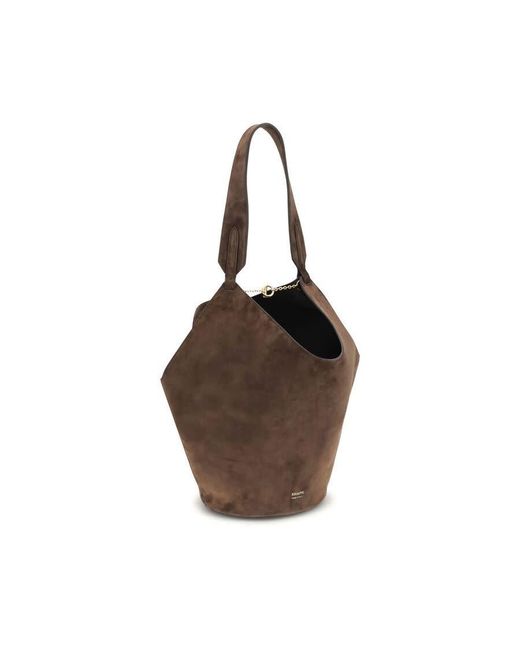 Khaite Brown Lotus Shoulder Bag
