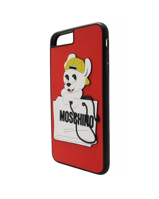 Moschino Red Ladies Betty Boop Pudgy Iphone Case