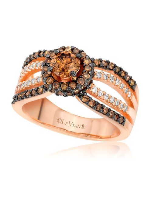 Le Vian Metallic Ladies Chocolate Diamond Rings Set