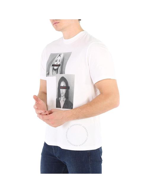 Mostly Heard Rarely Seen White Mug Shot T-shirt for men