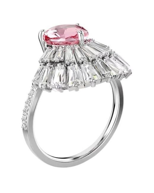 Swarovski Metallic Idyllia Shell Cocktail Ring