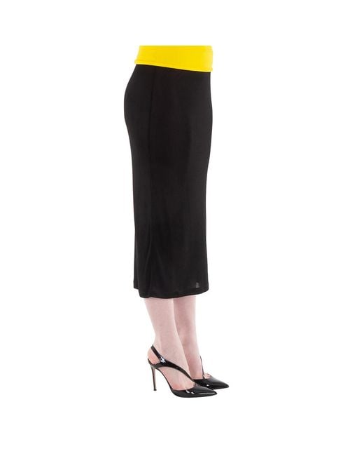 Bally Black Elegant Midi Skirt