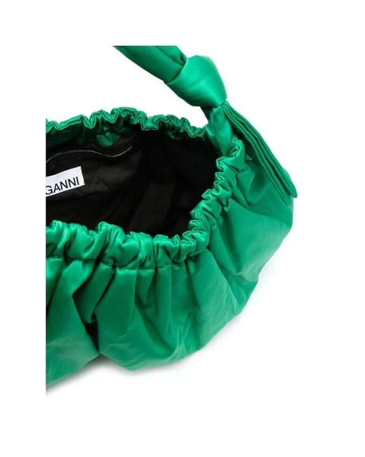 Ganni Green Passepartout Hobo Bag for men