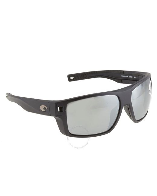 Costa Del Mar Cta Del Mar Diego Gray Silver Mirror Polarized Glass Sunglasses Dgo 11 gglp 62 for men