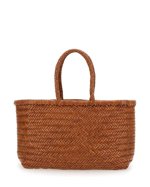 Dragon Diffusion Brown Bamboo Triple Jump Light Tote Bag