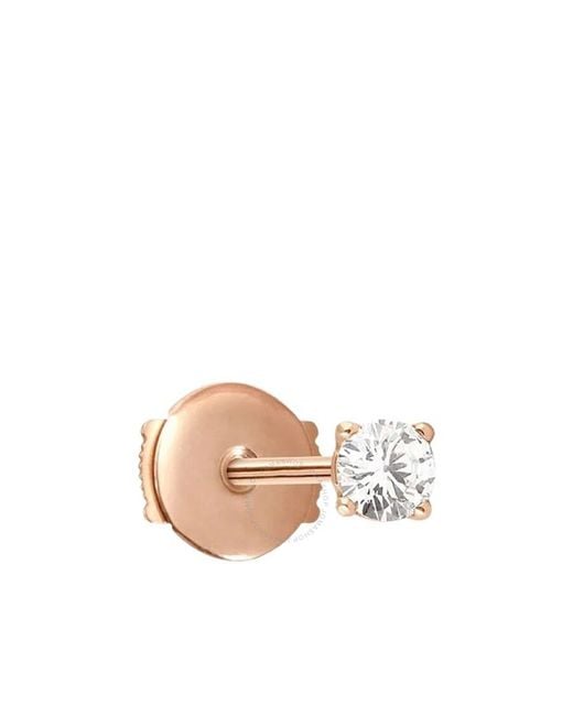 Vanrycke Pink Ladies Valentine Single And Diamond Stud Earring