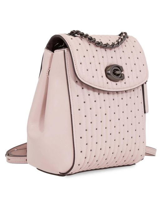 COACH Pink Parker Convertible Backpack