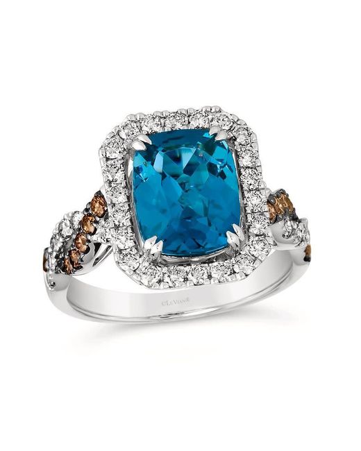 Le Vian Blue Ladies Deep Sea Topaz Rings Set