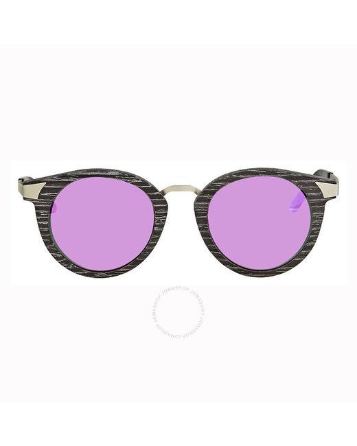 Earth Purple Zale Wood Sunglasses