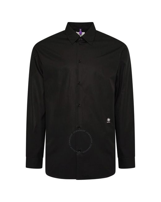 OAMC Embroidered-logo Long-sleeve Shirt in Black for Men | Lyst