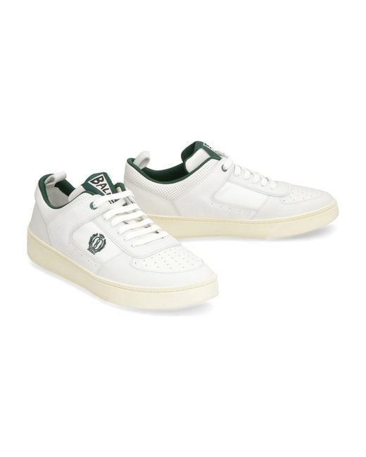Bally White Riweira-Fo Panelled Low-Top Sneaker, Brand Size 40 Us Size 7 for men