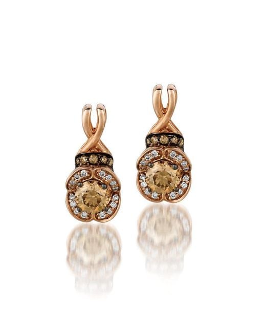 Le Vian Metallic Ladies Chocolate Diamonds Earrings Set