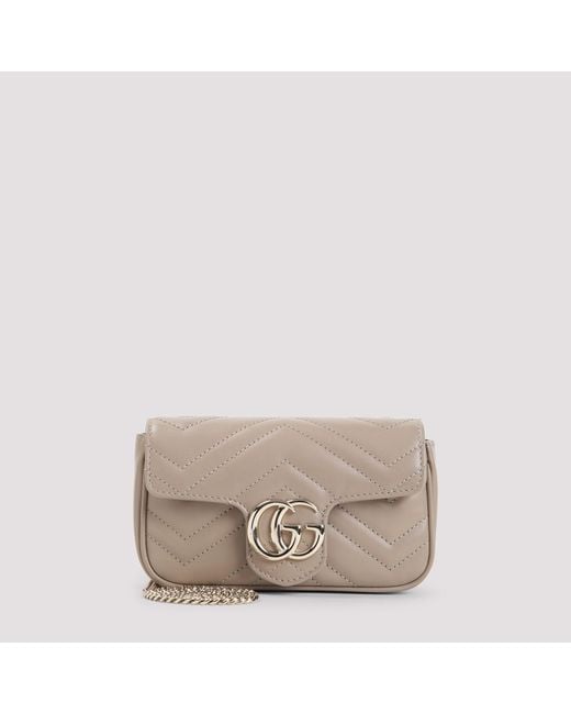 Gucci Gray Matelass Leather Pouch