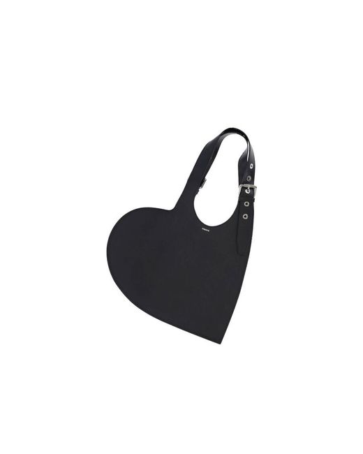 Coperni Black Heart Tote Bag