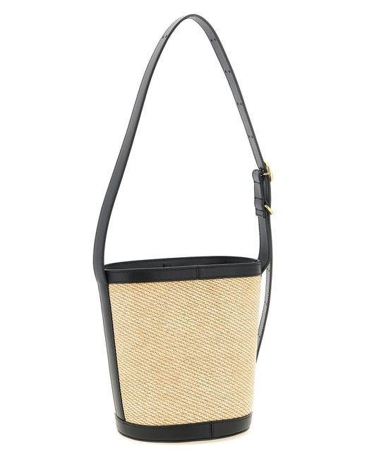 Jil Sander Metallic Cannolo Bucket Bag