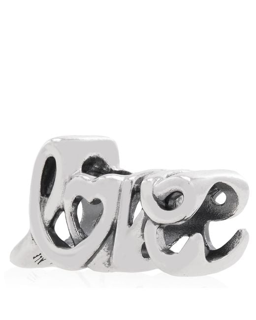 Pandora Metallic Handwritten Love Charm for men
