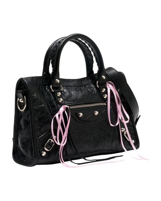 Balenciaga Black Le City Top Handle Bag