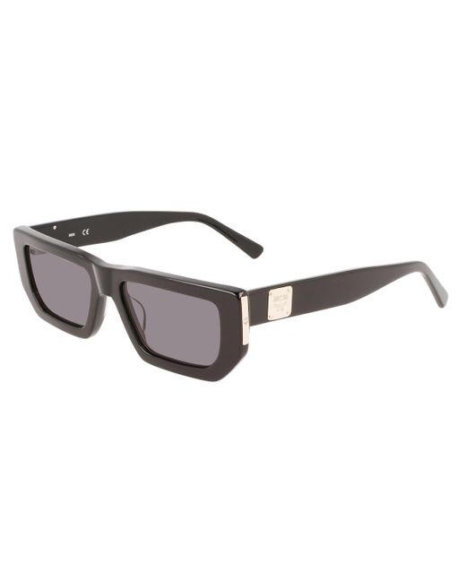MCM Black Grey Rectangular Sunglasses 726s 001 51 for men