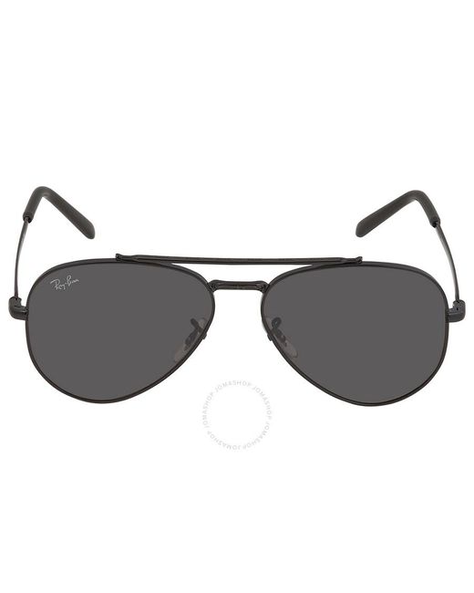 Ray-Ban Multicolor New Aviator Dark Gray Unisex Sunglasses  002/b1 55