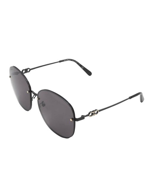 Ferragamo Black Grey Butterfly Sunglasses Sf281sa 001 62