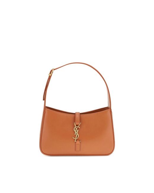 Saint Laurent Brown Hobo Shoulder Bag