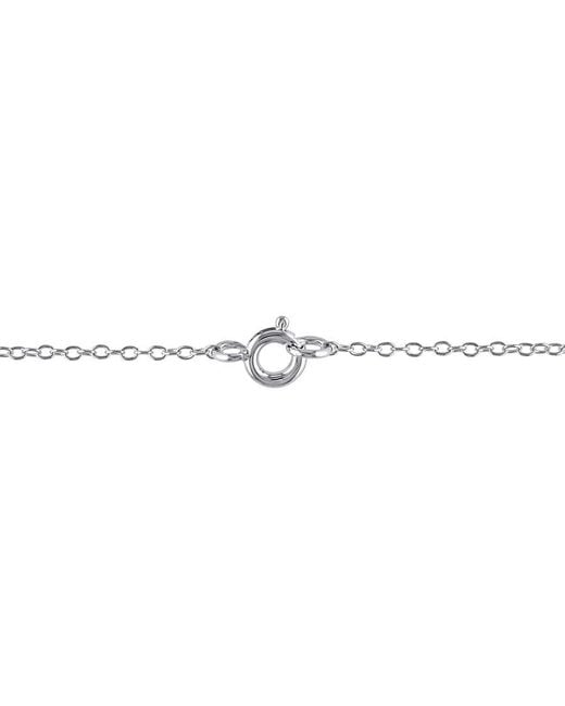Amour Blue 2-Pc Set Of 3 3/4 Ct Tgw Created Sapphire And Diamond Heart Pendant With Chain And Stud Earrings