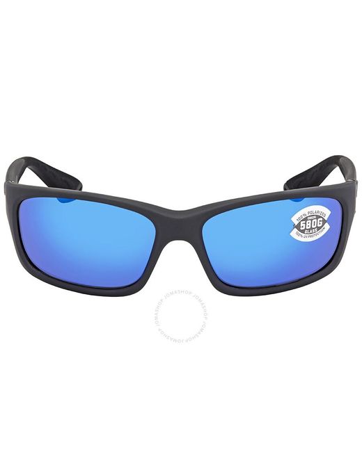 Costa Del Mar Jose Blue Mirror Polairzed Glass Sunglasses Jo 98 Obmglp 62 for men