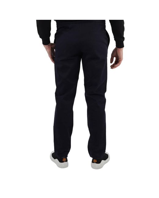 A.P.C. Blue Dark Navy Kaplan Straight-leg Trousers for men