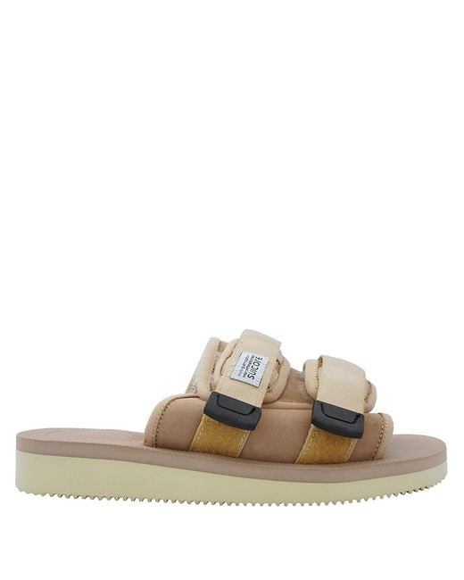 Suicoke Natural Moto-M2Ab Slippers, Brand Size 4 Us for men