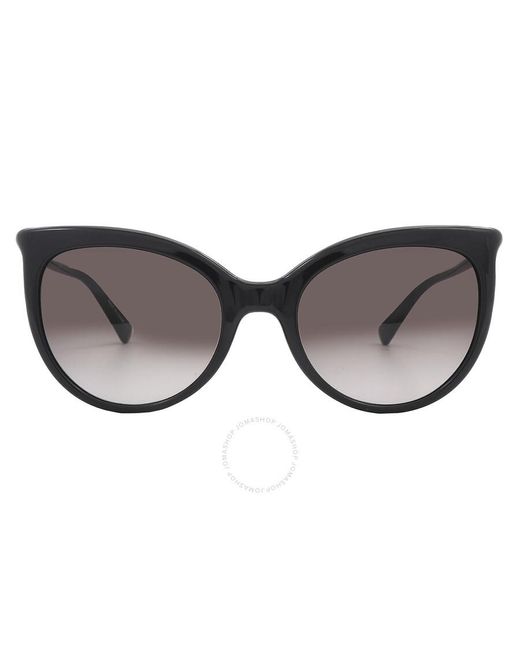 Longchamp Black Grey Gradient Cat Eye Sunglasses Lo720s 001 54