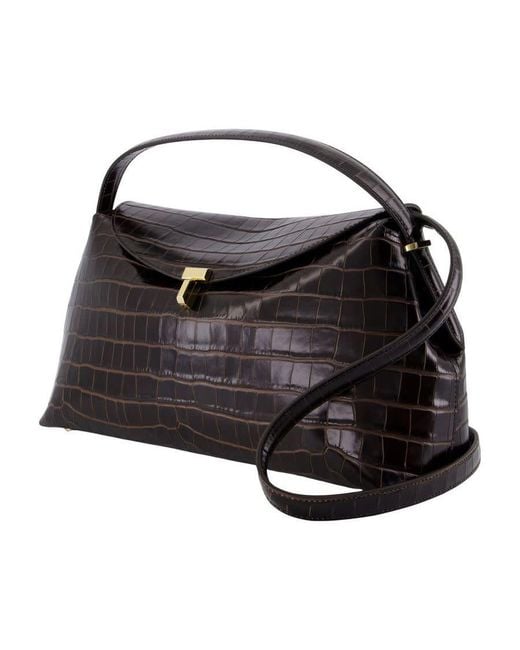 Totême  Black Top Handle Bag