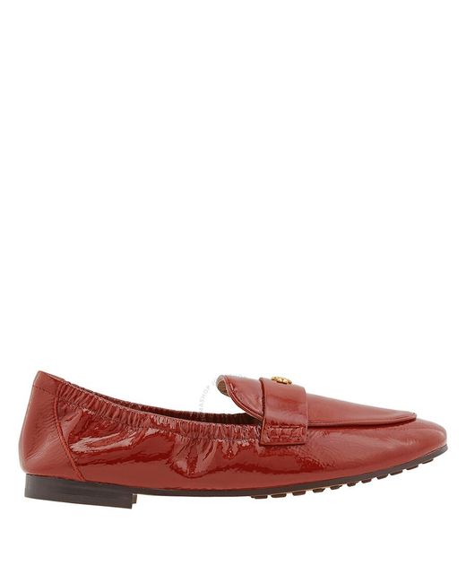 Tory Burch Red Smoked Paprika Ballet Loafers