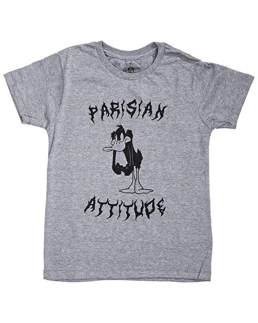 ELEVEN PARIS Gray Little Daffy Duck Parisian Attitude T-shirt for men