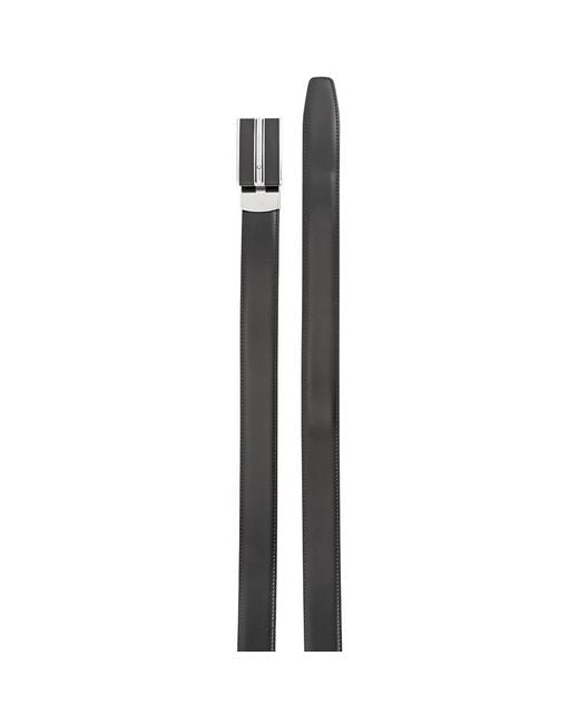 Montblanc Black Classic Line Smooth Leather Belt for men