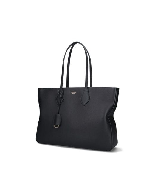 Ferragamo Black Large Star Tote Bag